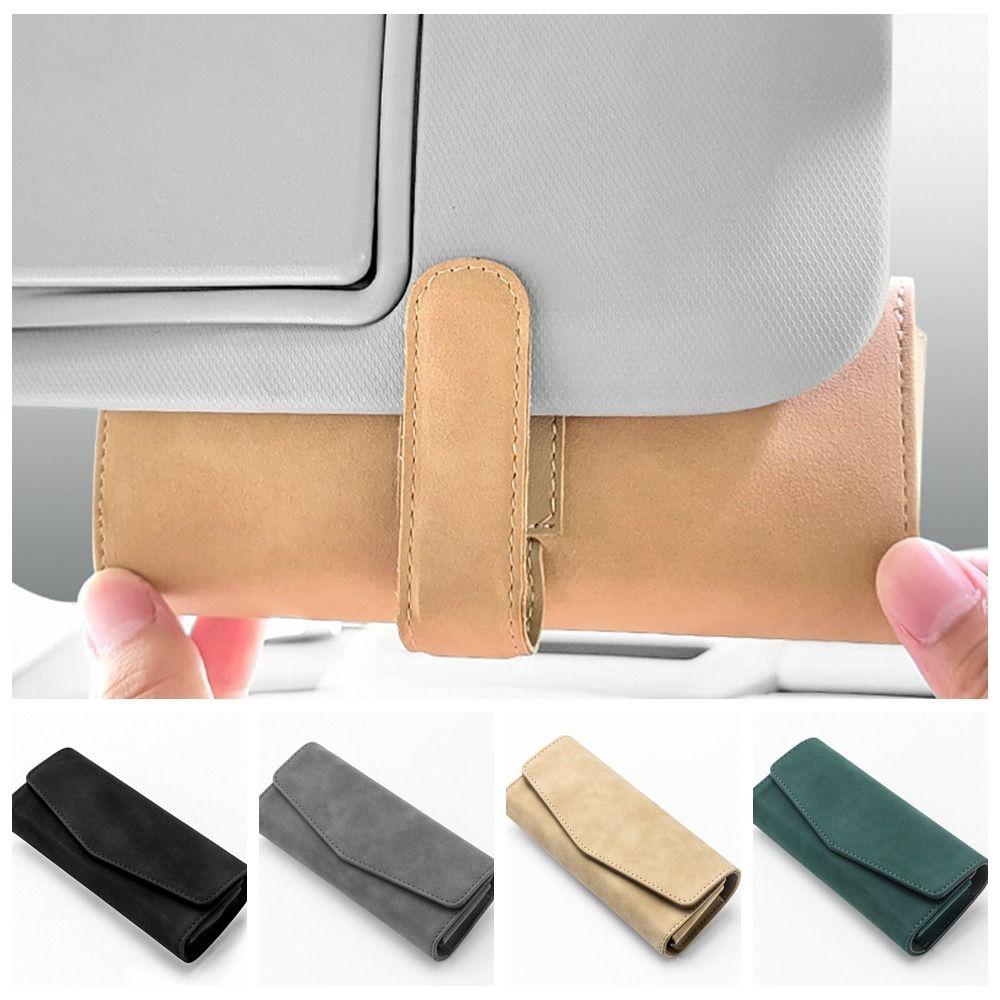Eyeglasses Mount Eyeglass Hanger Clip Magnetic Car Glasses Holder Sunglasses Holders  Car Sun Visor