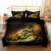 Постельное белье Аллигаторы Двуспальный Комплект Пододеяльник Комплект для спальни Домашний текстиль Комплект покрывала Двуспальный Jogo De Cama Пододеяльник 2 наволочки