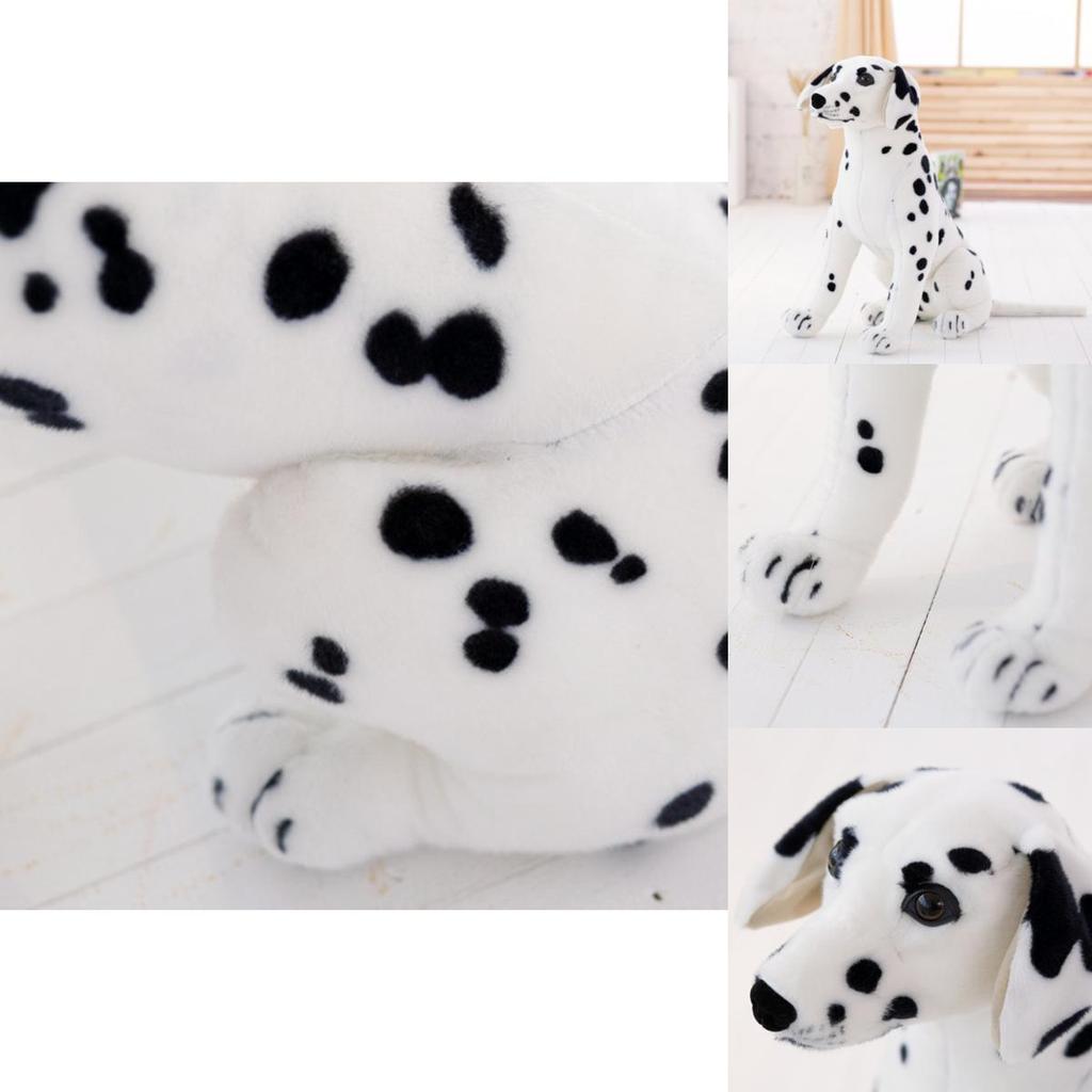 Реалистичная мягкая игрушка собака плюшевая игрушка 50 см стоящая собака мягкая и уютная детский подарок