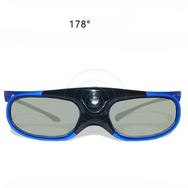 Rechargeable DLP Link 3D Glasses Active Shutter Eyewear For NEC Optoma Zhige XGIMI BenQ Acer DLP Projector Accessories