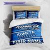 Custom Name HC Kometa Brno Bedding,Quilt Set Quilt Cover Pillowcase Home Birthday Gift(1 * duvet cover + 2 * pillowcase, without core) -HE67