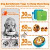 KILIN Dog Enrichment Toys 6 Pack - Dog Toys to Keep Them Busy, Lick Mat, Ball & Bowl with Peanut Butter, Frozen Treat Puzzle Dispenser for Anxiety