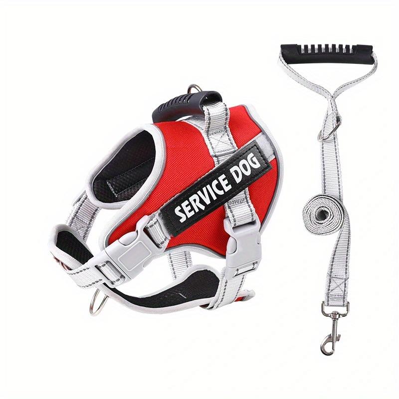 Прочная шлейка для собак с нагрудными и спинными ремнями, регулируемый светоотражающий жилет для домашних животных для активного отдыха