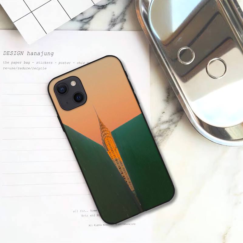 Чехол для телефона в стиле минимализма для iPhone 11 12 Mini 13 14 15 Pro XS Max X Plus SE XR Shell