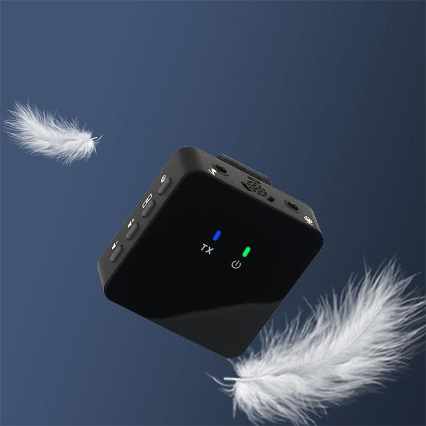 Беспроводной микрофон для записи микрофона для интервью в прямом эфире с шумоподавлением, петличный микрофон