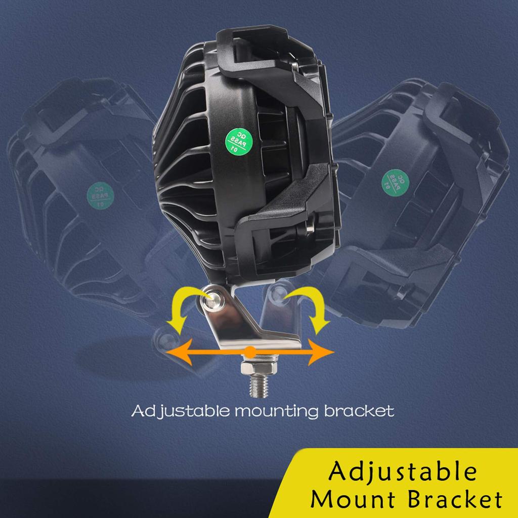 Athiry 42W 4000LM LED and Work Lights for and Boats 4-inch Pods, Off-Road Spot, Driving, Fog, Trucks, ATVs, SUVs, Jeeps, (2-Pack)