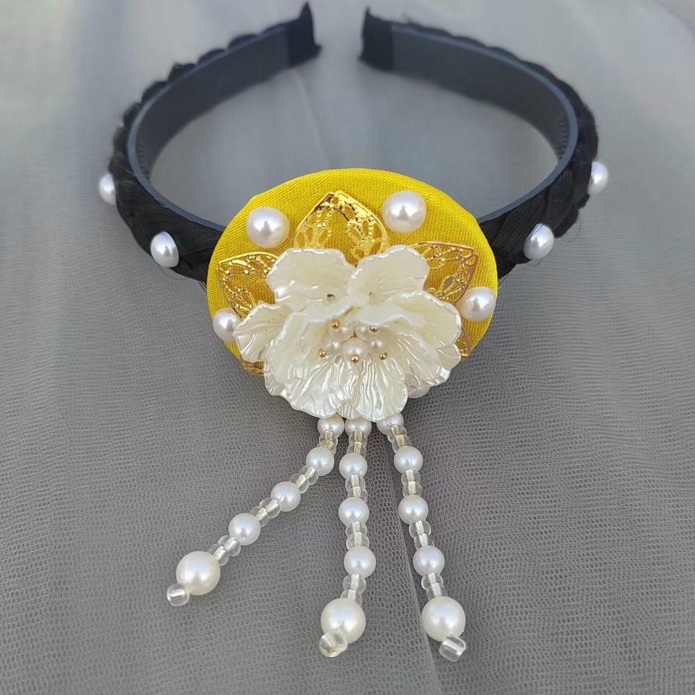 Tassel Korean Headband Pearl Stage Dance Hair Hoop Gift Hanbok Hairband  Performance