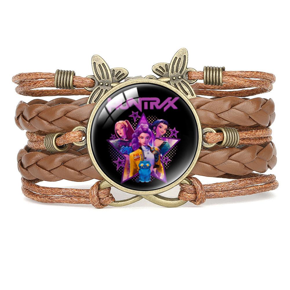 Мода Креативный Браслет Руми Зои Мира Винтажный Кожаный Браслет