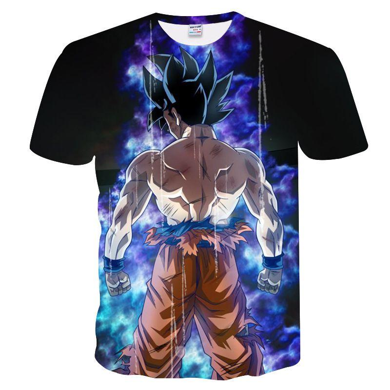 Exquisite 3d Print Dragon Ball Z Vegeta Goku Super Saiyan Casual Tee Anime Shirts