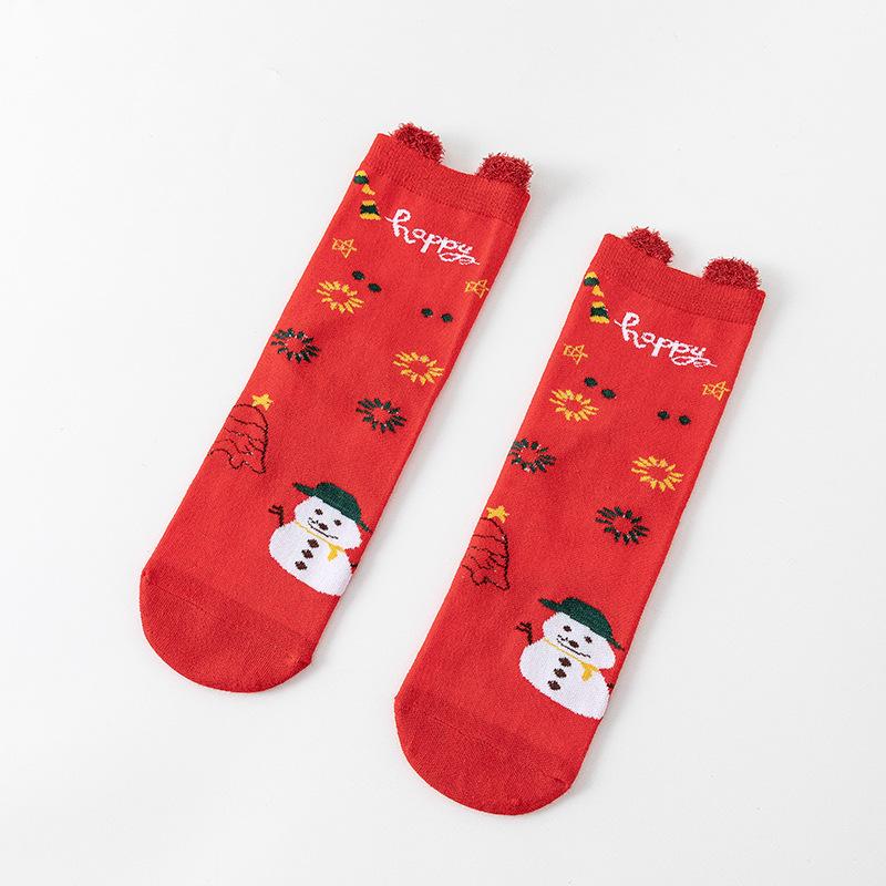 Christmas Cotton Cartoon Socks Merry Christmas Decorations For Home Xmas Ornaments Gifts Party Supplies Happy New Year