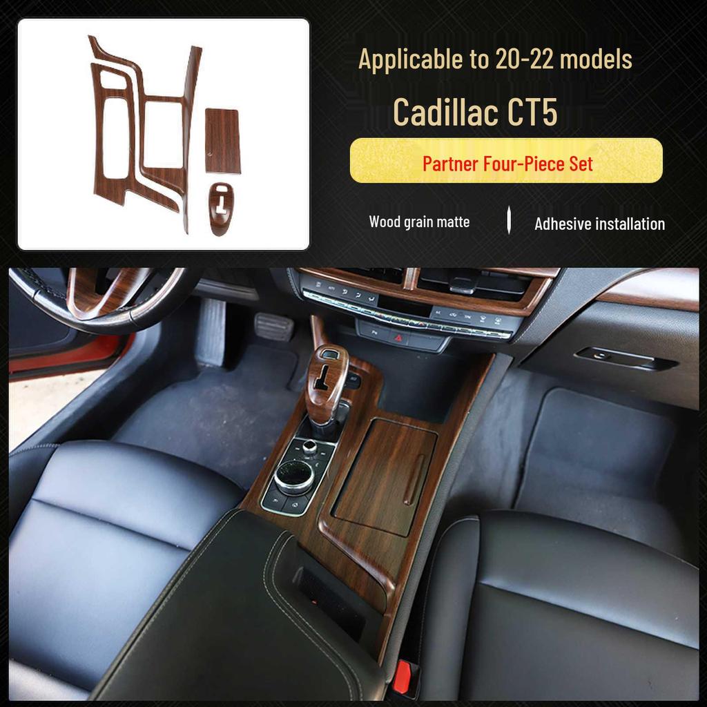 Cadillac CT5 (20-22) Отделка салона из углеродного волокна для рулевого колеса и консоли