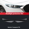 Anti-scratch Car Interior Center Console Media Dashboard Navigation TPU Protector Film For MAZDA 3 AXELA -2024 Sticker