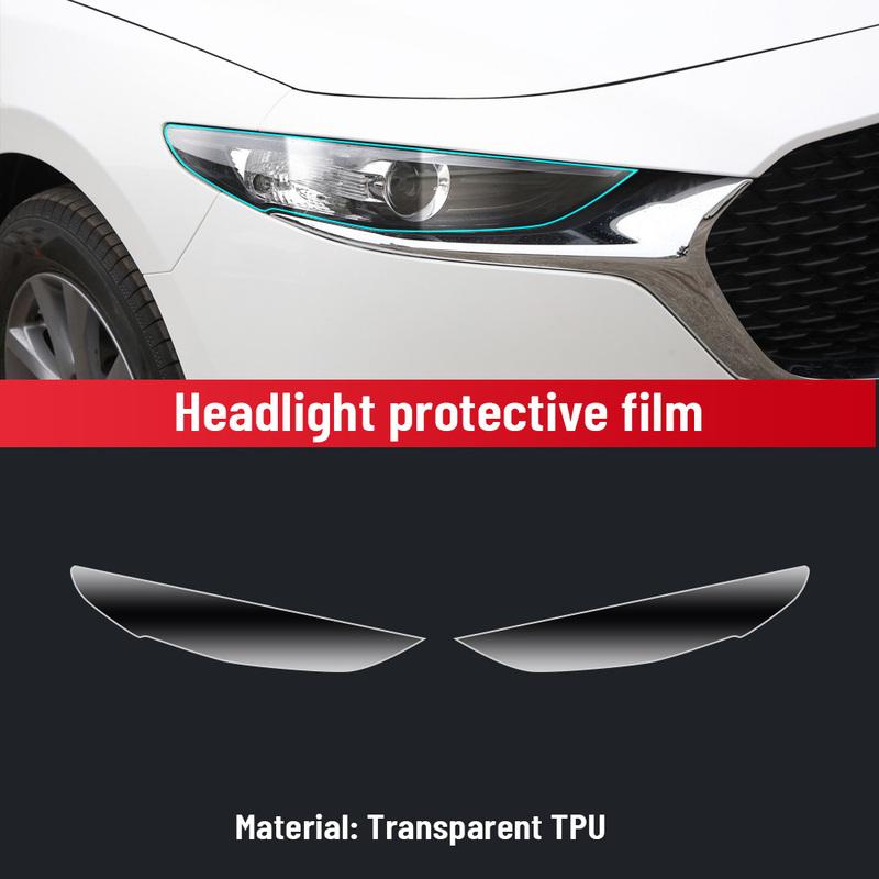 Anti-scratch Car Interior Center Console Media Dashboard Navigation TPU Protector Film For MAZDA 3 AXELA -2024 Sticker