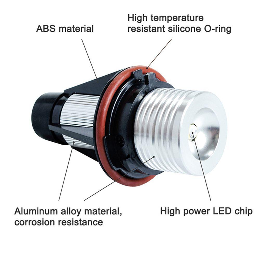 2Pcs Practical Halo Ring Marker LED Bulb Error Free Car Side Light Auto Lamp