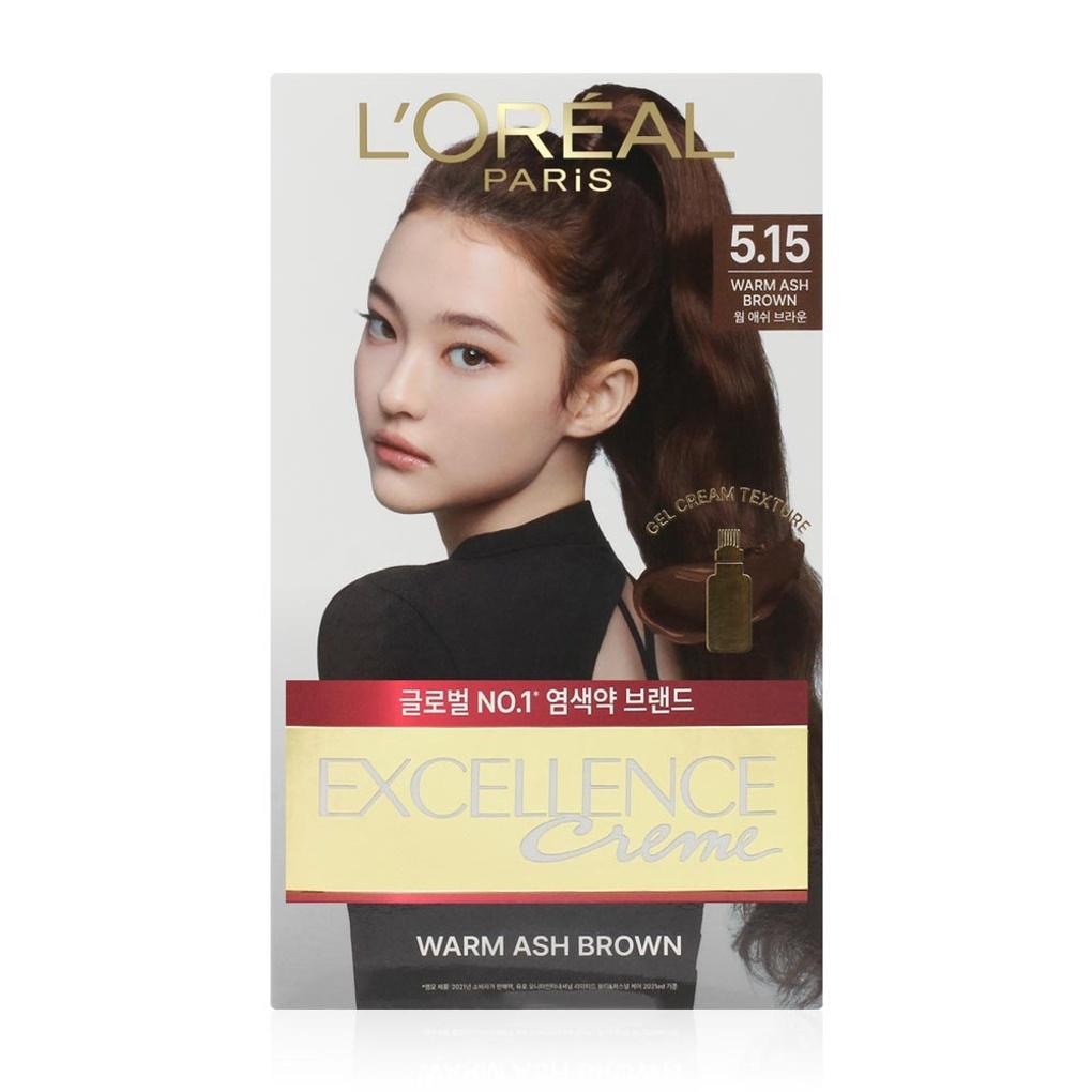 Крем-краска для волос L'Oréal New Excellence 5.15 (Теплый пепельно-коричневый)