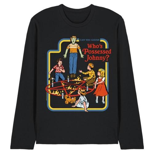 Steven Rhodes Unisex Adult WhoÂ´s Possessed Johnny Long-Sleeved T-Shirt