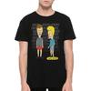 Футболка Beavis and ButtHead Мужская Женская Размеры Графическая Футболка Одежда Графическая Футболка с Коротким Рукавом Унисекс Мужчины Женщины Все Сезоны