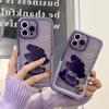 Ins красочный граффити фиолетовый градиентный защитный чехол для телефона для Iphone 14 Pro Max 12 13 11 Promax противоударный чехол-держатель-подставка
