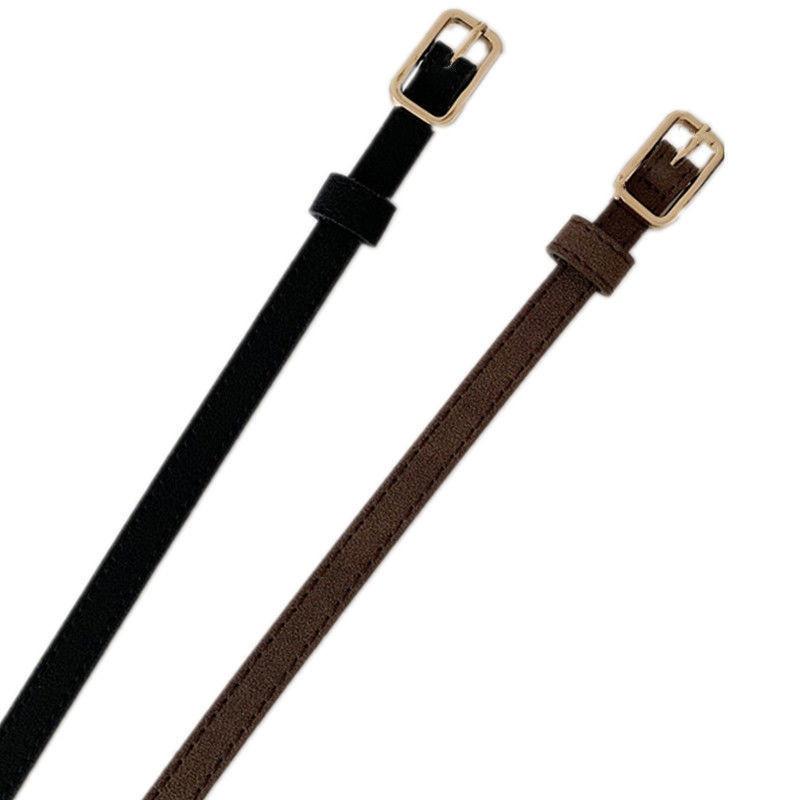 Trendy Black Casual Dress Belt For Women With Comfortable Fit Crafted From Soft Pu For Versatile Use