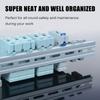 Aluminum DIN Rail Universal Type Terminal Blocks Durable Slotted Guide  Electrical Installation