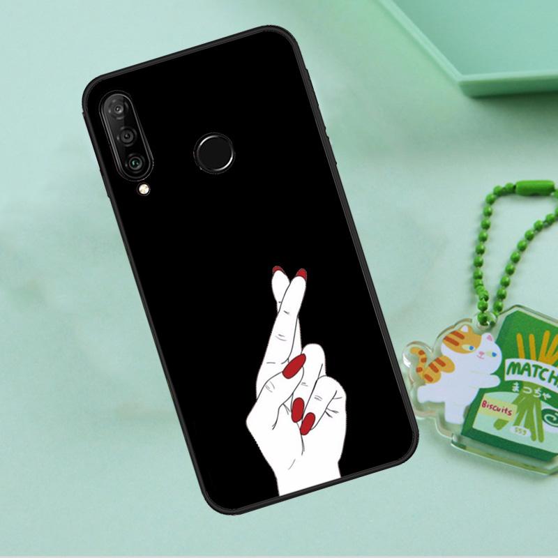 Девичьи Коды Рук Забавные Сигналы для Huawei Nova 10 9 SE 5T 12s 12i 11i Y91 Y90 Y60 Y70 Y72 Y61 P20 P40 P30 Lite P60 Pro Чехол