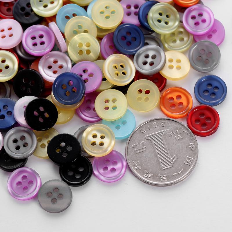 Round 2 Hole Resin Button Sewing Fit Scrapbooking Apparel Crafts Diy Decoration 24PCS