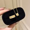 New Wheat Ear Pendant Women's Flash Road Passeway Autumn and Winter Noble Accessories Gold Branch Jade Leaf Exquisite Collarbone Chain Wheat Ear Ring