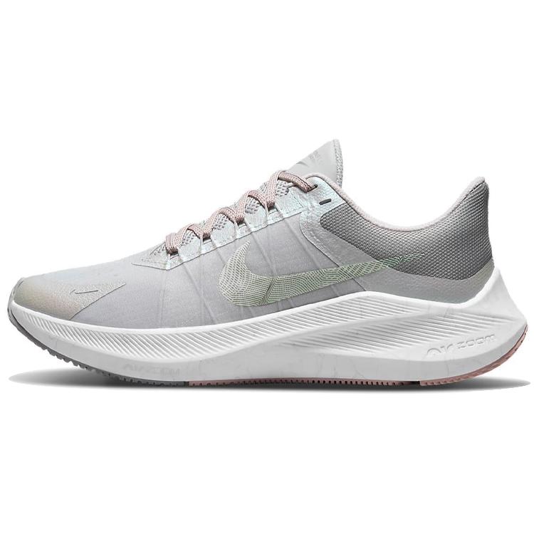 Nike Womens Winflo 8 Premium 'Grey Pale Coral' (women's sizes) Grey / Pale Coral / Metallic Pewter / Barely Rose Running Shoes DA3056 001
