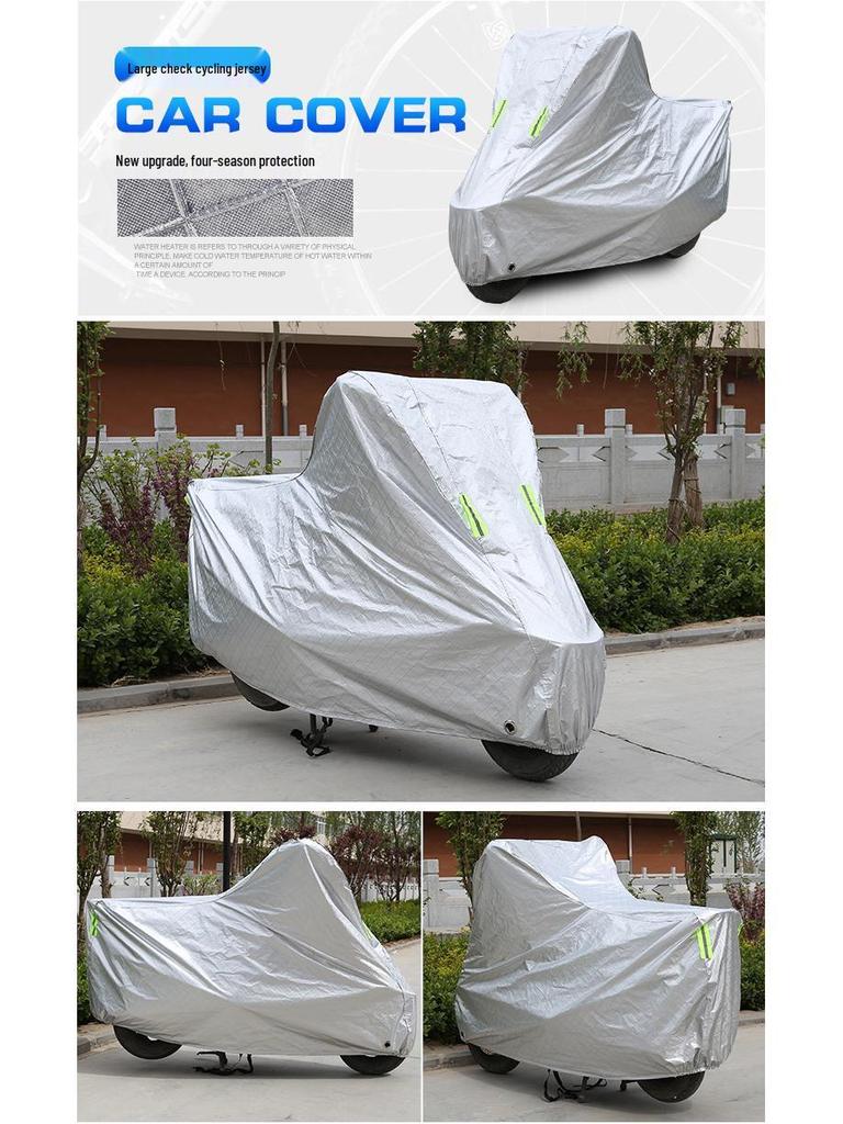 Международный мотоциклетный дождевик и солнцезащитный козырек: Утолщенный чехол для электросамоката с хлопковой подкладкой.