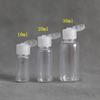 10/20/50PCS Plastic Empty Bottle Travel Lotion Liquid Bottles Dispenser Sample Flip Cap 5/10/20/30 ML