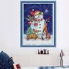 Printed Snowman for Children 11CT 14CT Counted Christmas Gift - 21 X 30cm