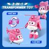 Super Wings S8 NEW Dizzy 5 Inches Transforming  Transform from Airplane to Robot in 10 Steps Deformation Action Figures Kid Toys