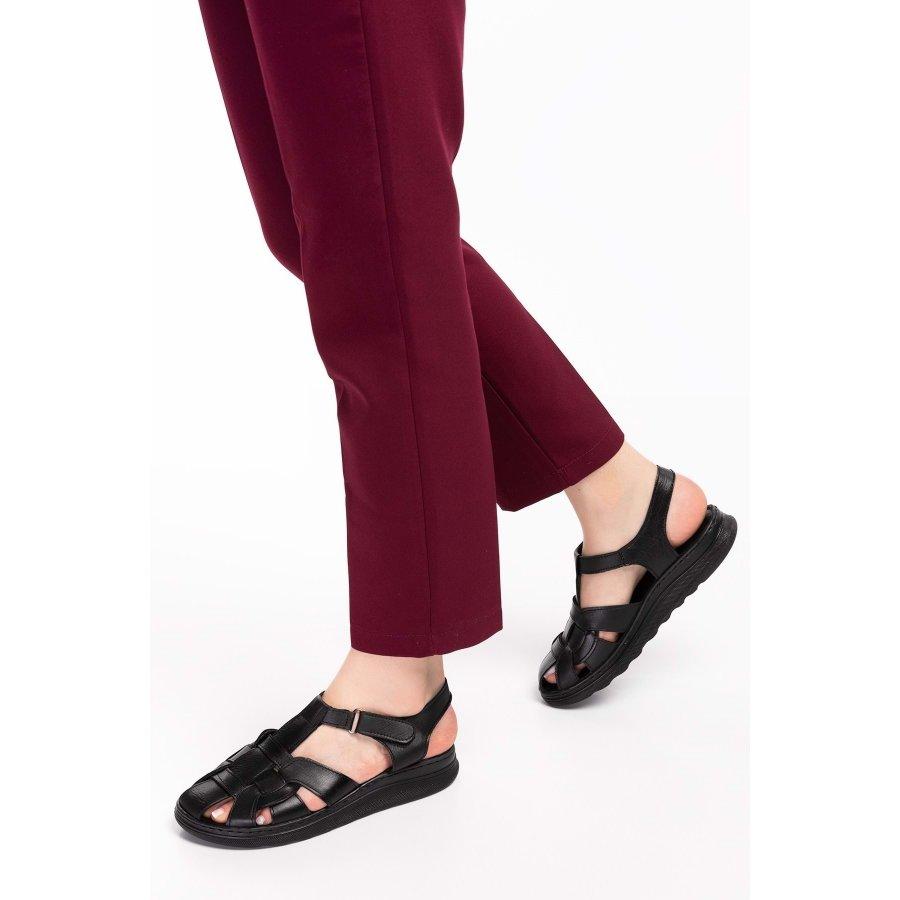 Женские удобные повседневные сандалии из натуральной кожи с мягкой стелькой