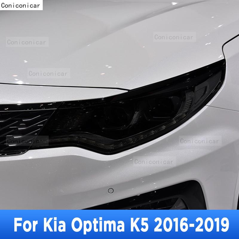 Для Kia Optima K5 2016- Автомобильный Внешний Фонарь Фары Антицарапина Передняя Фара Тонировка Защитная Пленка из ТПУ Аксессуары для Ремонта Наклейка