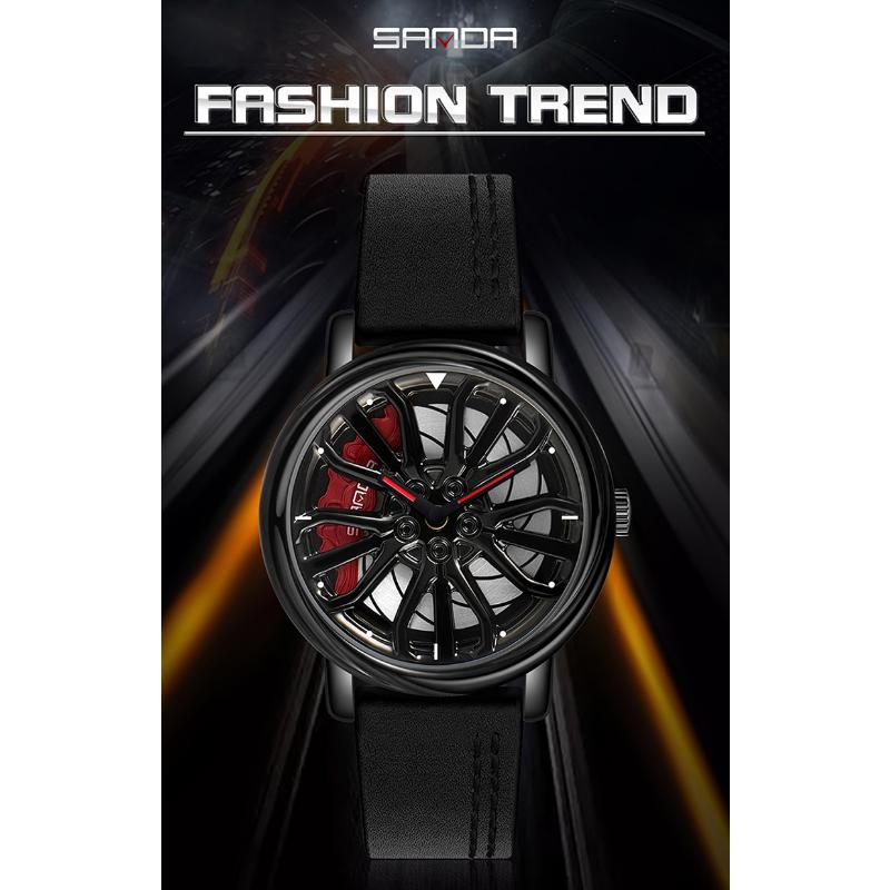 SANDA Новые модные тенденции с полым кварцевым ремешком Epita, персонализированные креативные часы