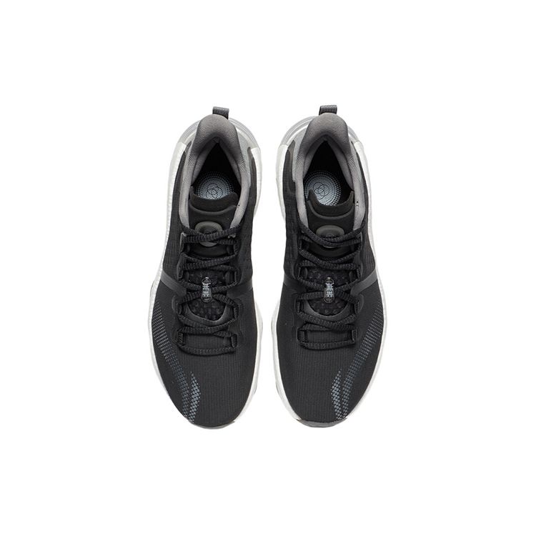 Li-Ning Unbounded 3 амортизирующие нескользящие износостойкие низкие повседневные туфли мужские туфли черные серые AFVS003-3