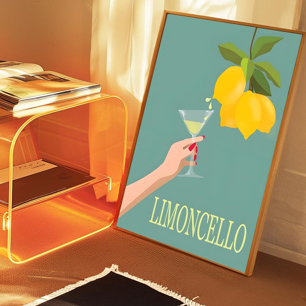 La Dolce Vita Lemon Классические винтажные постеры HD качества настенное искусство ретро постеры для домашнего декора комнаты