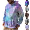 Men's Loose Printed Hooded Sweatshirt Men's Casual Fashion Sports Sweatshirt