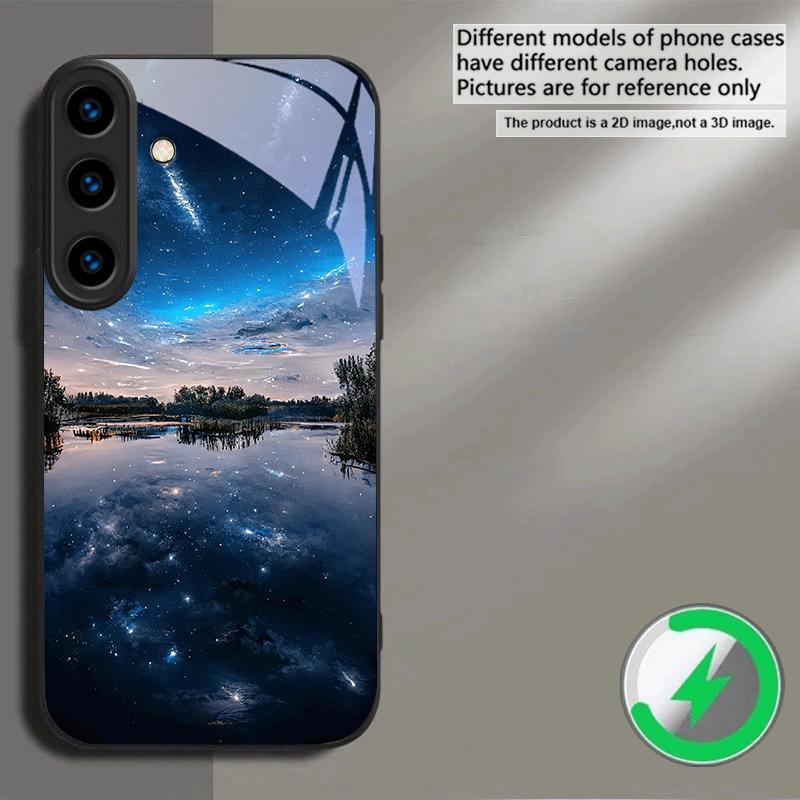 Туманность глубокого ночного неба, подходящая для Samsung Galaxy S26 S20 FE S21 S22+ S22 S23 Plus S24 Ultra S25 Edge 24 26 Стеклянный чехол для телефона