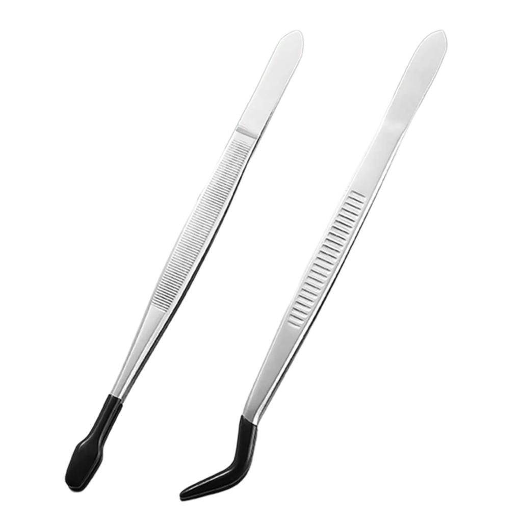 Набор пинцетов для ювелиров, удобные инструменты для пинцетов, стальной пинцет для поделок, коллекционирования марок и изготовления ювелирных изделий