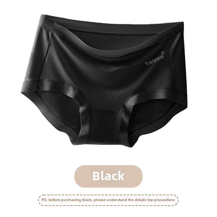 Women's Breathable Seamless Mid-Waist Cotton Modal Underwear with Antibacterial Crotch