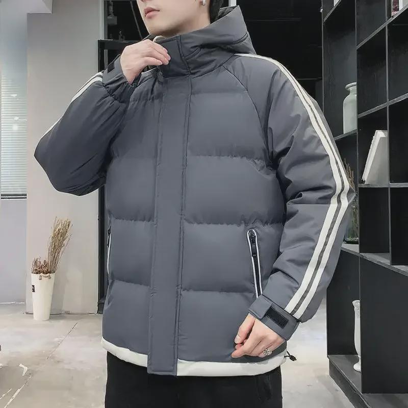 Men's New Winter Hooded Cotton Jacket - Thick, Warm, Casual & Trendy