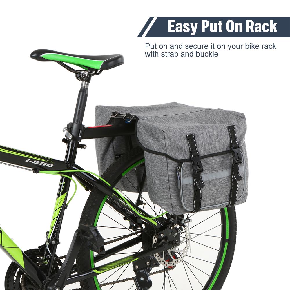 Bike Back Pannier Bicycle Rear Seat Bag Cycle Rack Grocery Pannier Road Bike Storage Bag
