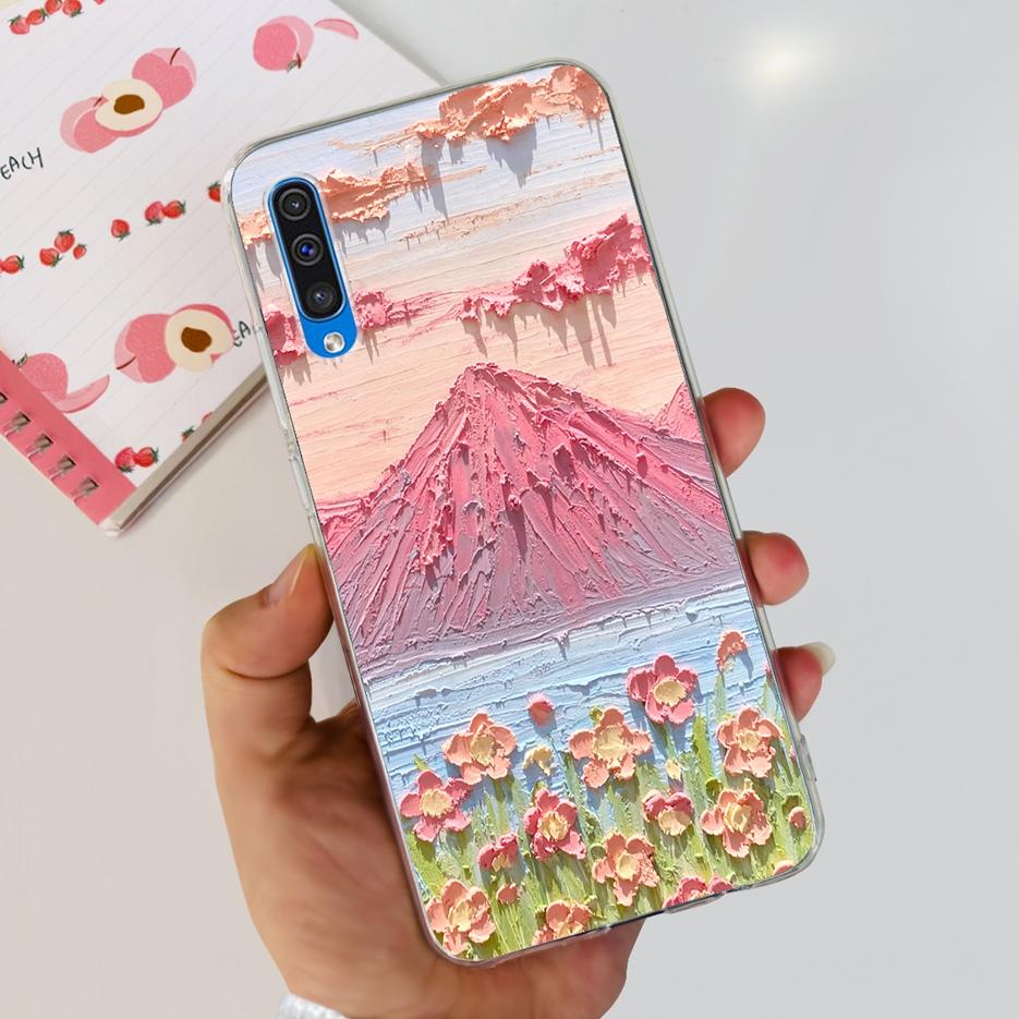 Для Samsung Galaxy A50 Чехол A30s A50s Милый Модный Расписной Задний Чехол Чехол для Телефона Для Samsung A50s Galaxy A30s A 50 s Мягкие Fundas