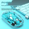 Беспроводная двухрежимная прозрачная мышь Fude E618D Bluetooth и 2,4 ГГц