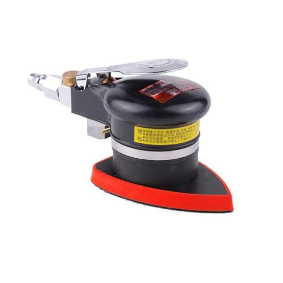 Triangle Palm Air Sander Pneumatic Mini Air Buffer Polisher Interior Cleaning Waxing Tool for Vehicles