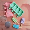 Durable Food Grade Ice-Cream Making Reusable Easy Release Ice Cream Mold Kitchen Gadget Ice Cream Tray