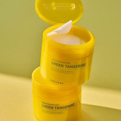 Отбеливающие тонизирующие подушечки Somisome Green Tangerine, 50 листов