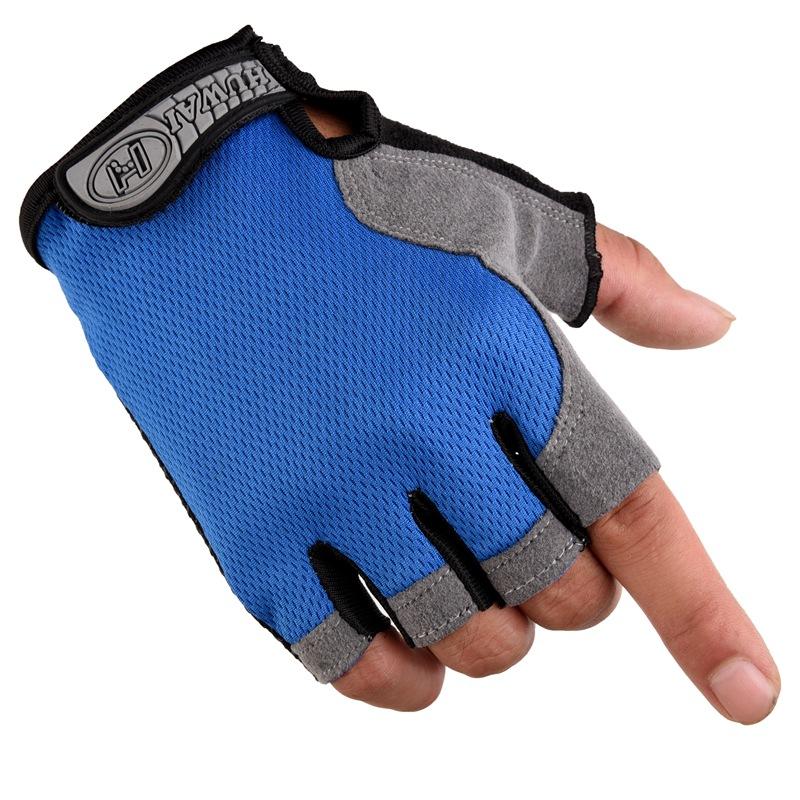 Spring and Summer Men's Mesh Fabric Breathable Bicycle Half Finger Outdoor Cycling Sport