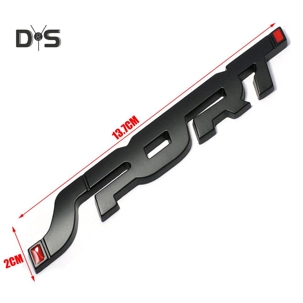 Автомобильные аксессуары, спортивный значок на крыло багажника, металлическая наклейка на автомобиль, украшение